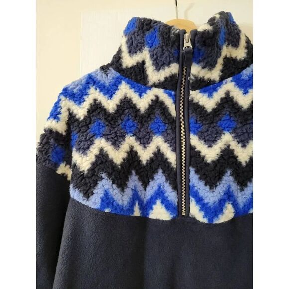 Aerie Hometown Holiday Quarter Zip Sweatshirt L NWT - Picture 5 of 9